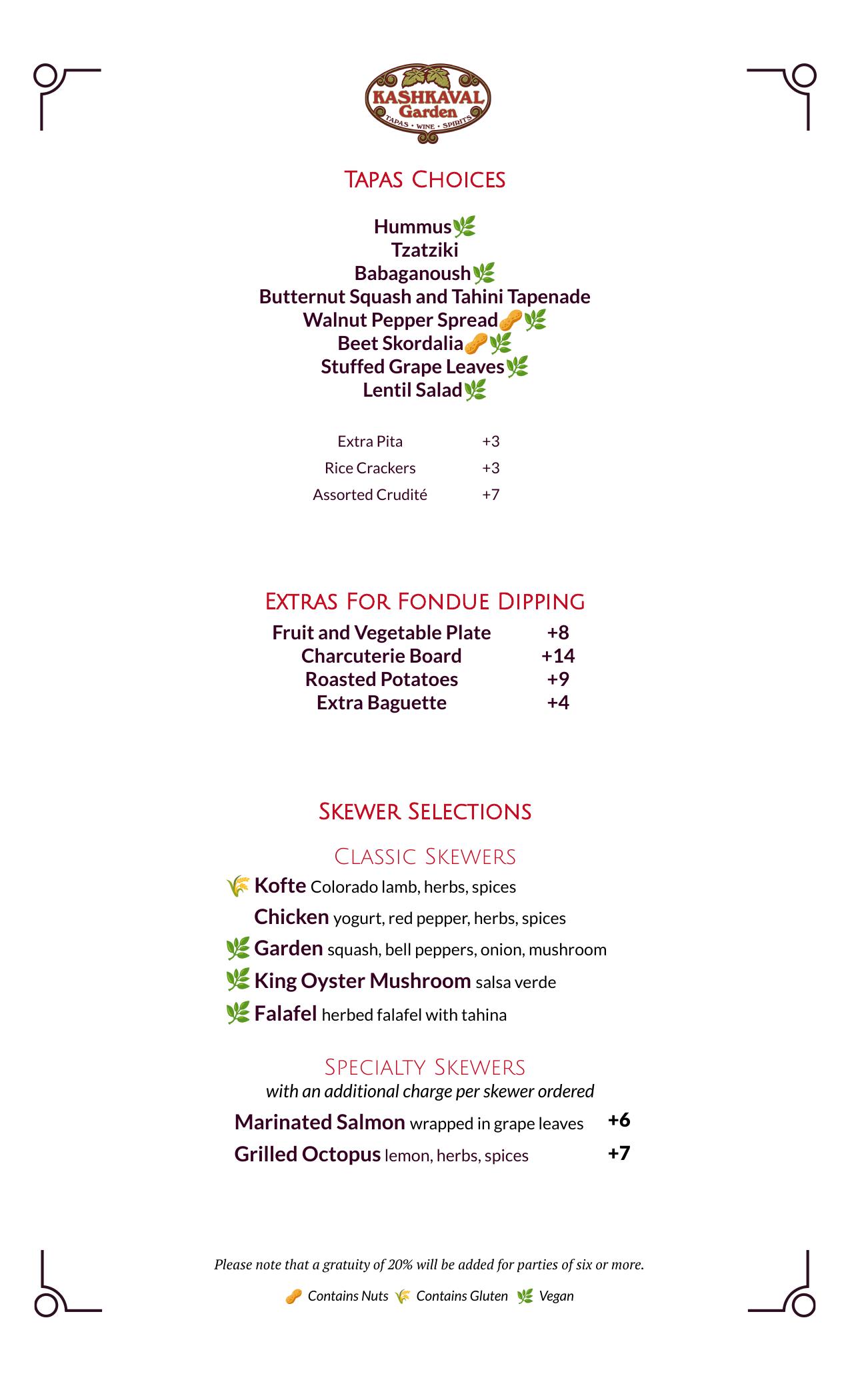Restaurant Week Menu - Page 2
